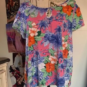 Tommy Bahama Floral Tropical Print Women's Top